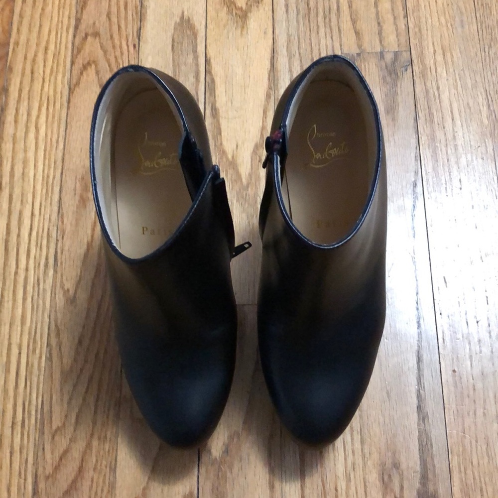 Christian Louboutin short bootie. Gently worn.